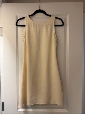 Altar'd State Soft Cream Sleeveless Shift Dress